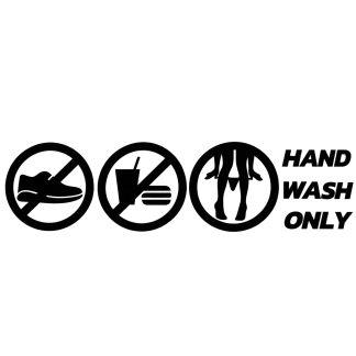 Hand wash only